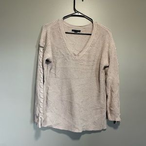 off white american eagle sweater